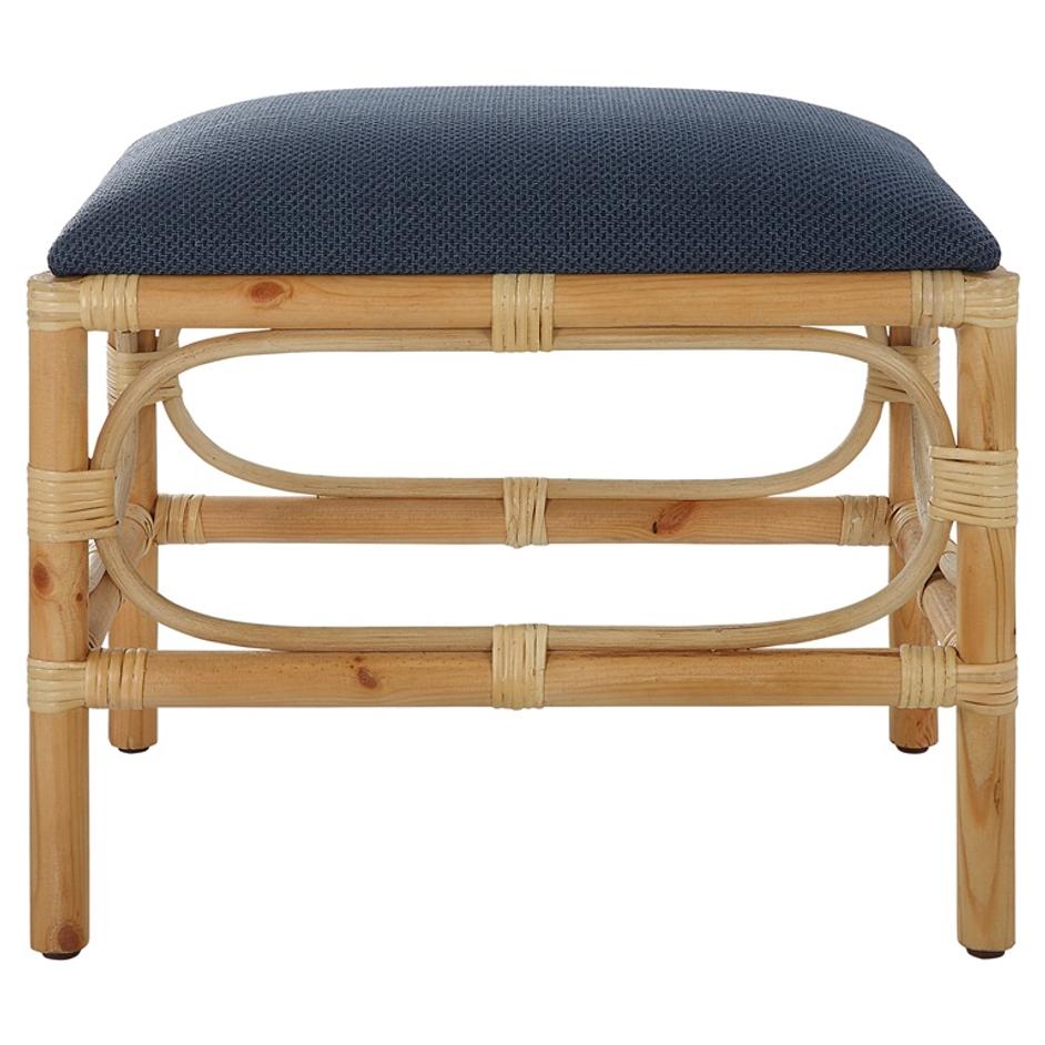 Laguna Small Navy Bench by Uttermost
