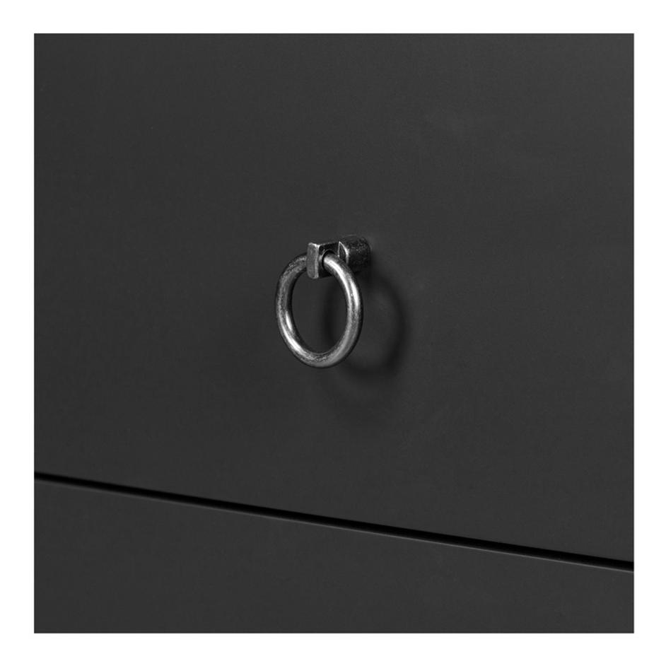 Reagan 6 Drawer Dresser Black by Moes Home