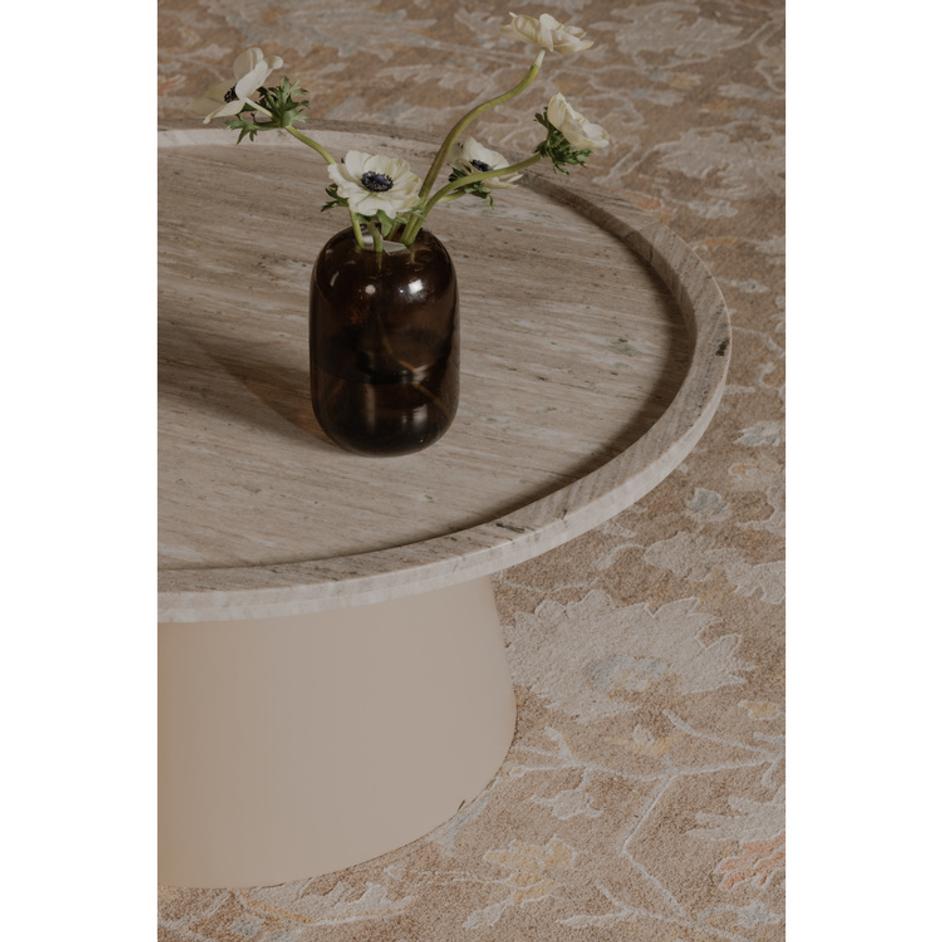 Kimberley Coffee Table White Marble by Moes Home