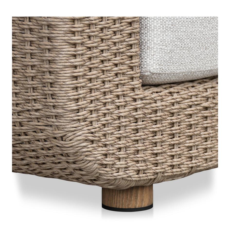 Soma Outdoor Accent Chair Natural by Moes Home