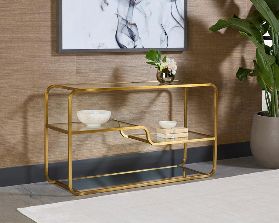 SILVIA CONSOLE TABLE by Sunpan