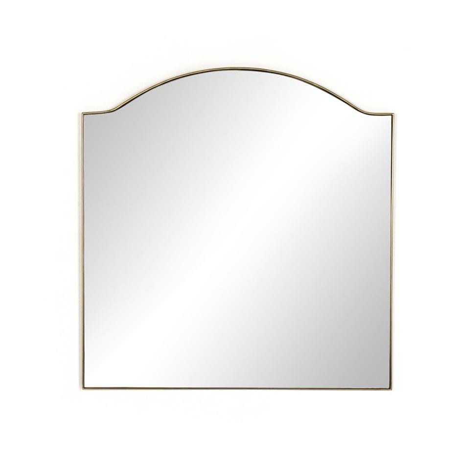 Jacques Mirror In Antique Brass by FOUR HANDS