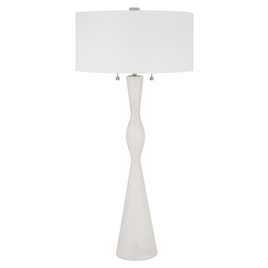 Sharma Ivory Stone Table Lamp by Uttermost