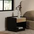 Carter Nightstand Black by Moes Home