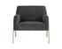 Cybil Armchair - Polo Club Kohl Grey by Sunpan