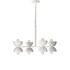 Santorini Chandelier In Matte White Plaster by FOUR HANDS