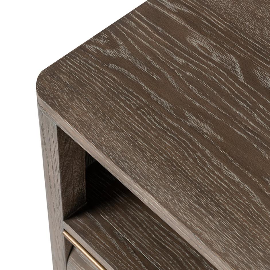 Newbury 1Dwr Nightstand Mocha Brown by Classic Home