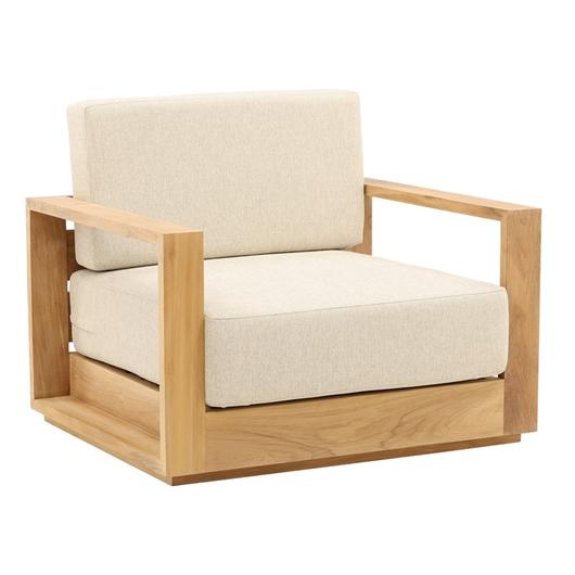 Alden Outdoor Sofa Chair by Curated Collections