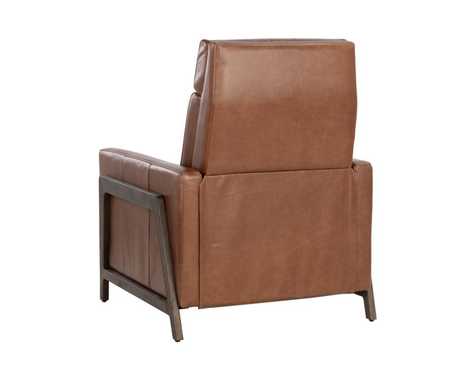 BRANDON RECLINER - SHALIMAR TOBACCO LEATHER by Sunpan