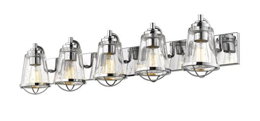 Mariner 5 Light Vanity in Chrome Finish by Z-Lite