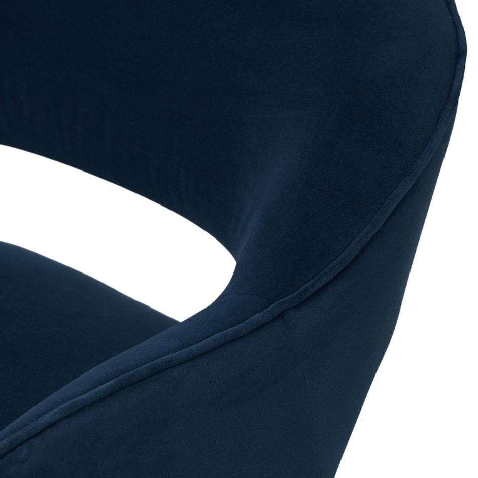 Blythe Swivel Chair - Crypton Henry Navy by Four Hands