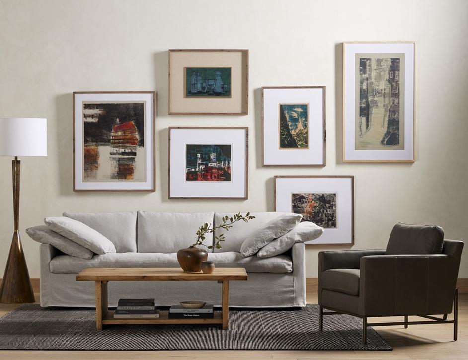 Amaud Rug - Charcoal/ Cream by Four Hands