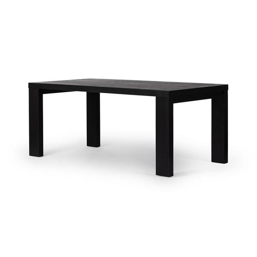 Millie Dining Table - Drifted Matte Black Veneer by Four Hands