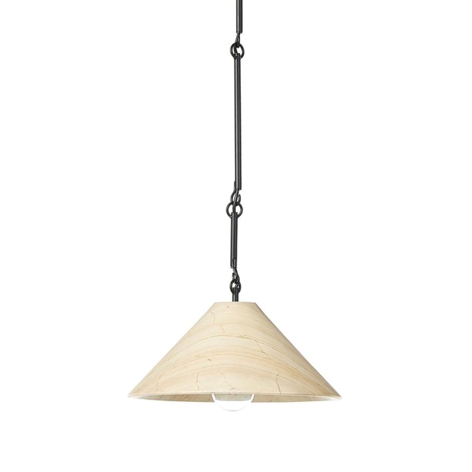 Concetta Pendant - Ecru Marble Solid by Four Hands