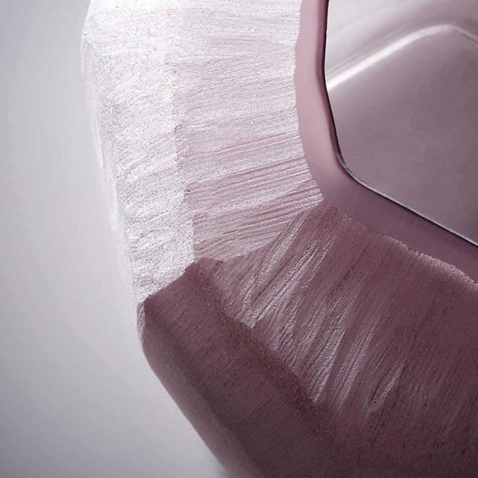 Vervain Vase in Textured Plum by Cyan Design