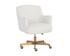 KARINA OFFICE CHAIR - COPENHAGEN WHITE by Sunpan