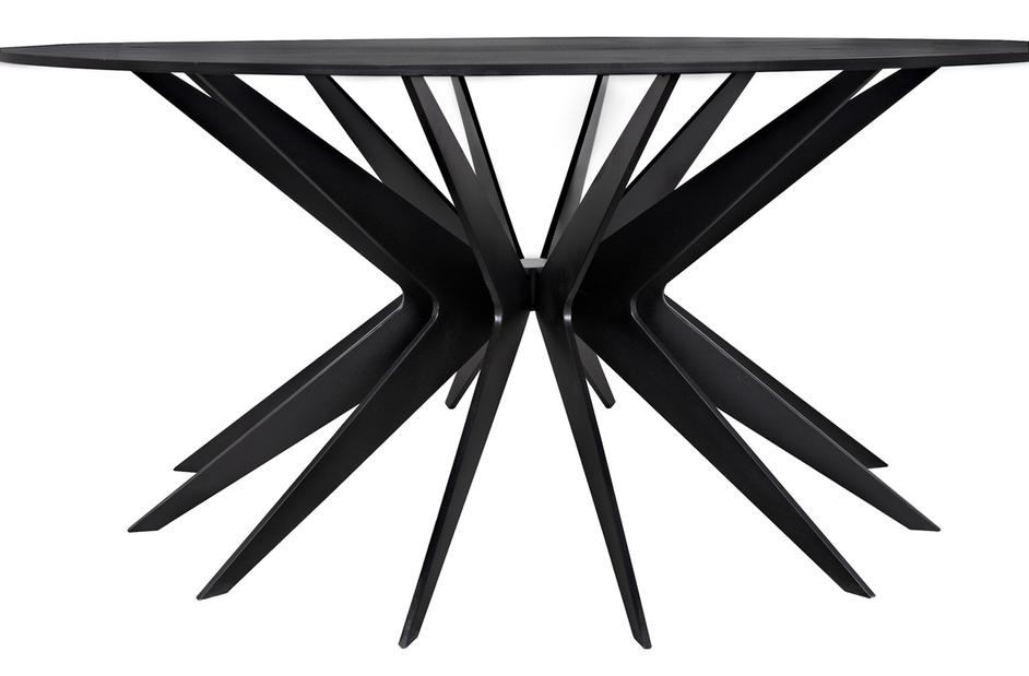 Spider Coffee Table, Black Metal by Noir Furniture