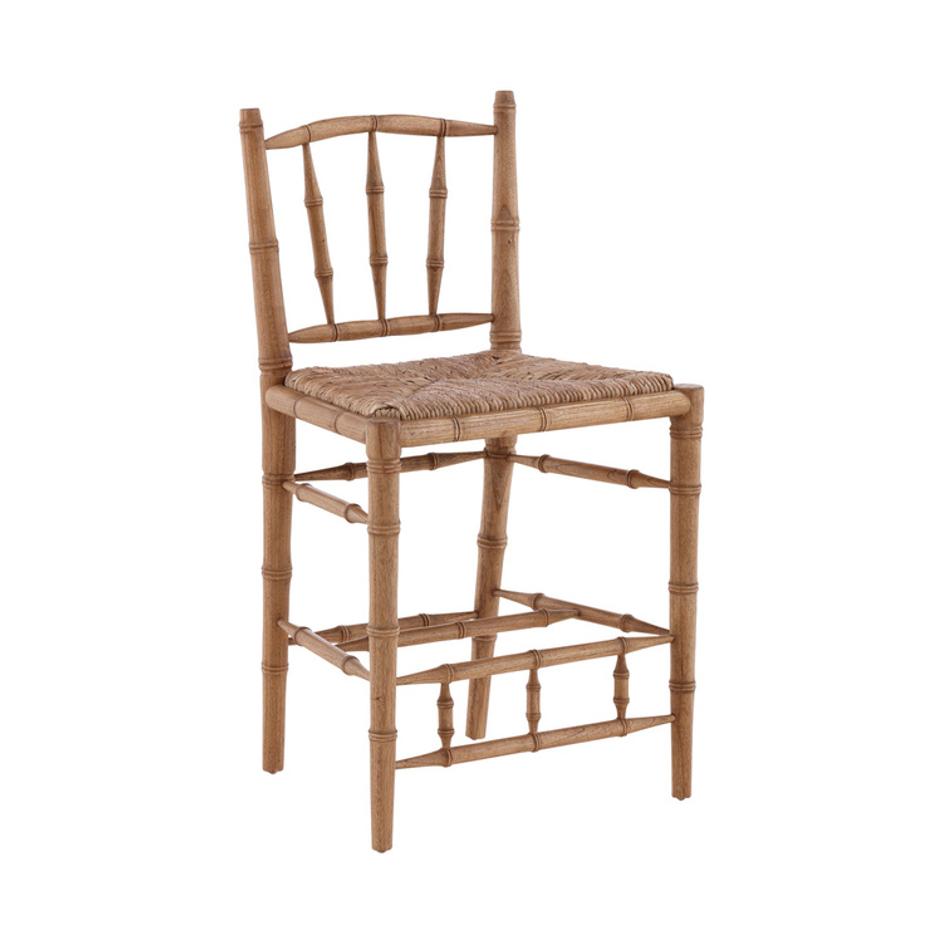 Natural Bamboo Counter Stool by Furniture Classics
