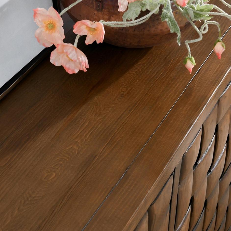 Bast Pine Wood 4Dr Cabinet by Classic Home