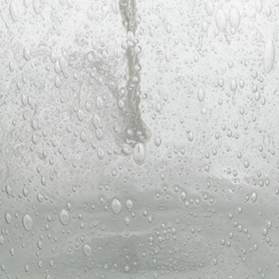 Plum Jar Glass Table Lamp with Linen Shade, Clear by Jamie Young