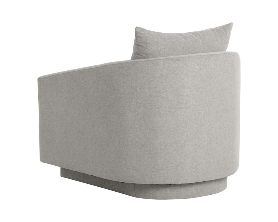 GANNON ARMCHAIR - ERNST SANDSTONE by Sunpan