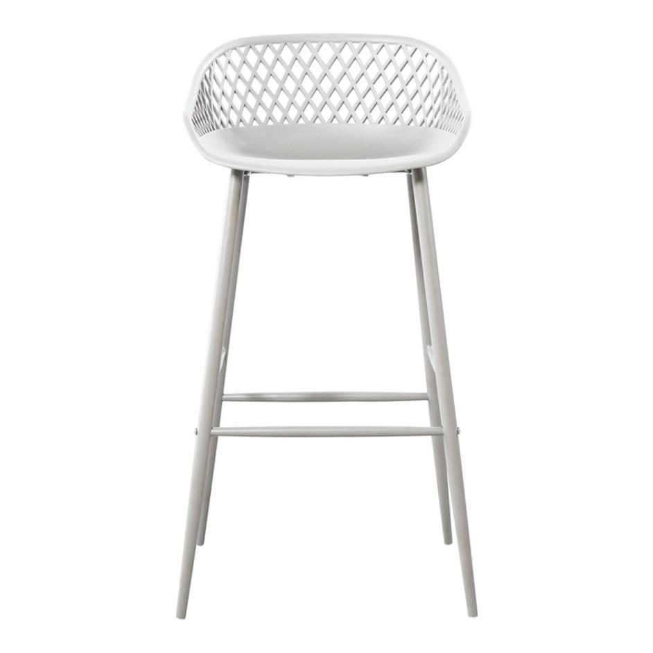 PIAZZA OUTDOOR BARSTOOL WHITE by Moes Home