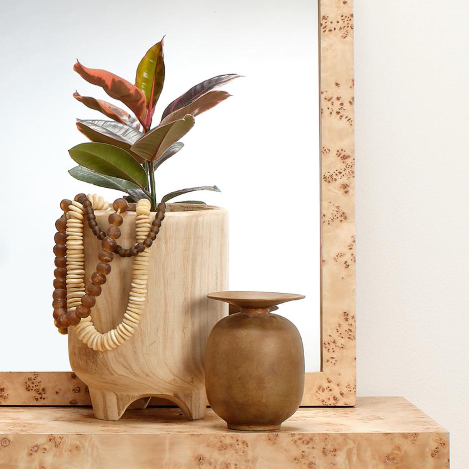 Canyon Wooden Decorative Vase by Jamie Young