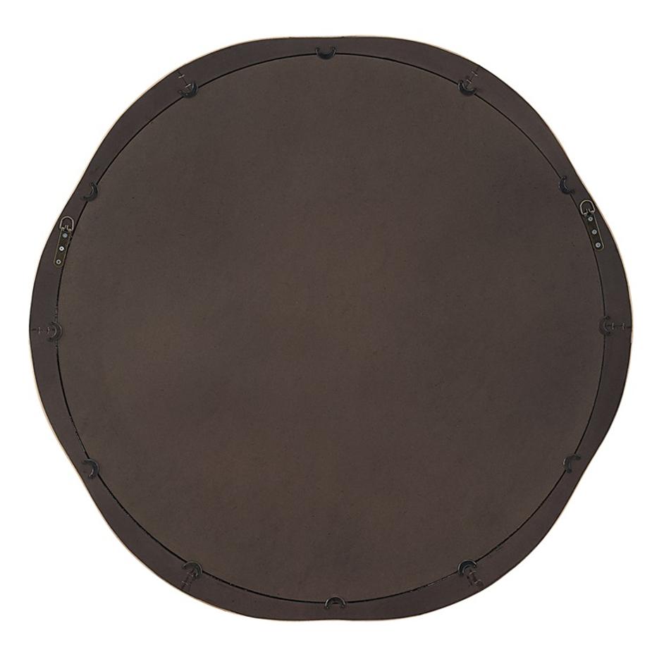 Salina Round Bamboo Mirror by Uttermost