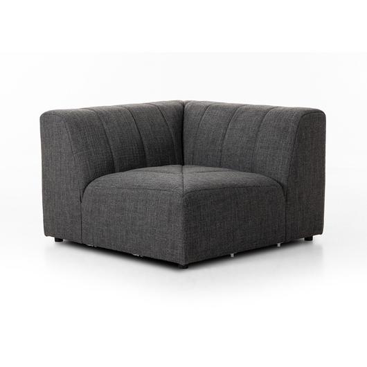 Build Your Own: Langham Channeled Sectional - Saxon Charcoal by Four Hands