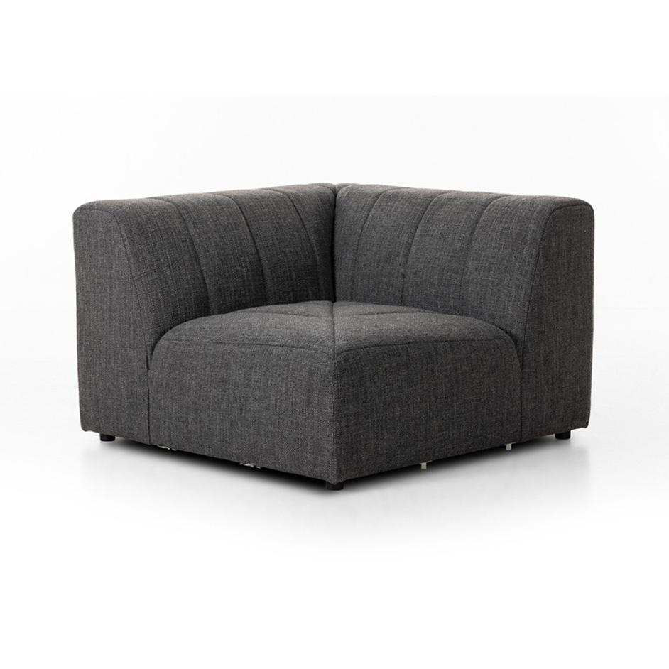Build Your Own: Langham Channeled Sectional - Saxon Charcoal by Four Hands