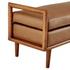 William KD PU Bench, Vintage Cider by New Pacific Direct