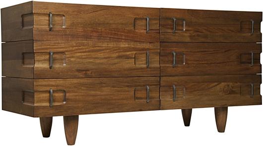 David Sideboard in Dark Walnut Finish by Noir Furniture