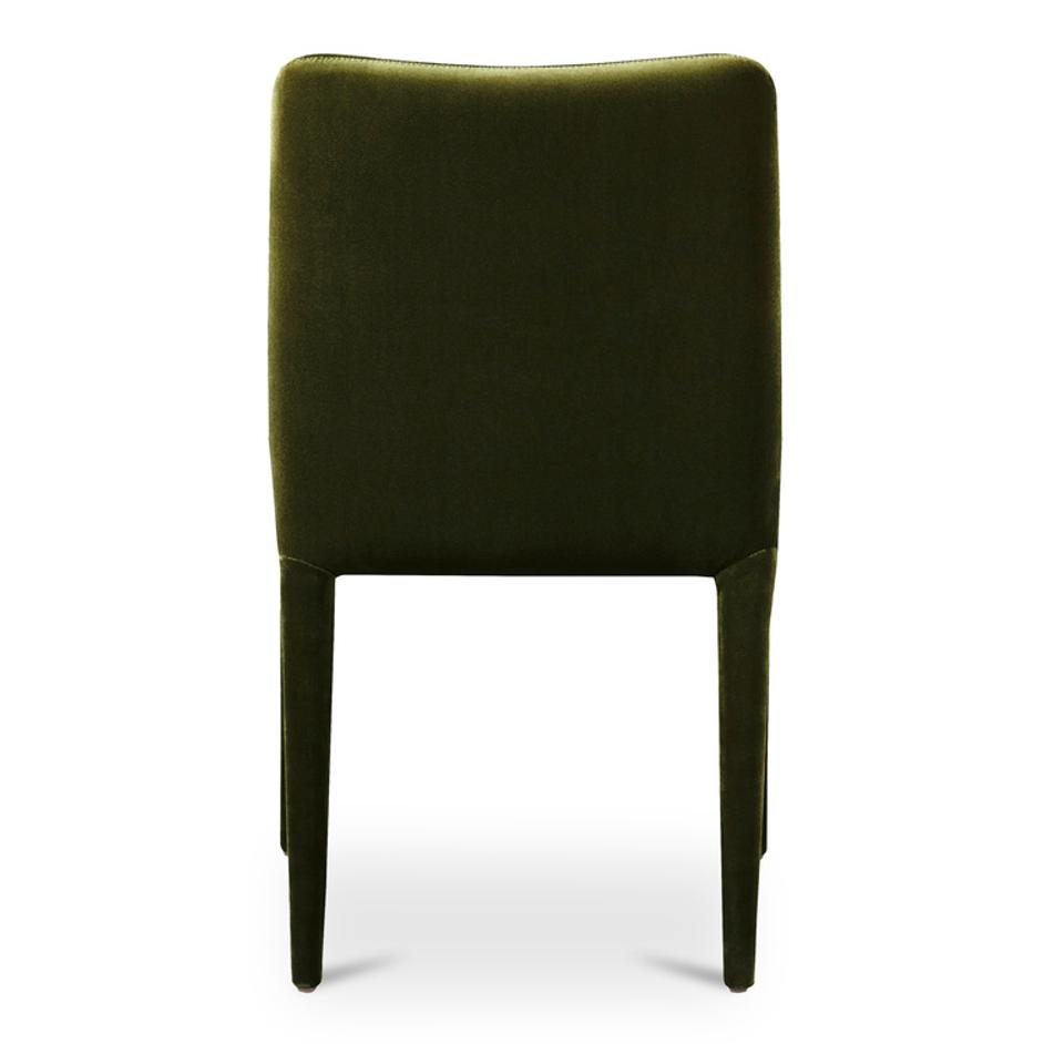 Calla Dining Chair Green Velvet - Set Of Two by Moes Home