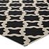 Selena Moroccan Trellis 8X10 Indoor And Outdoor Area Rug In Black And Beige by Modway Furniture