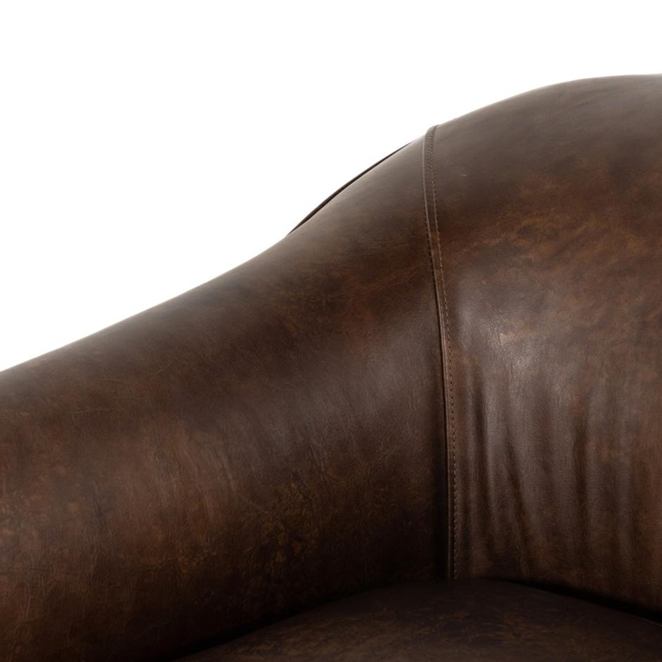 Quinton Swivel Chair - Arvada Cigar by Four Hands