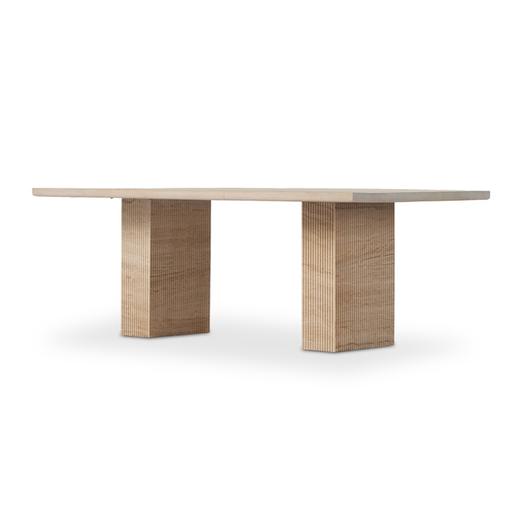 Ritt Dining Table 84" In White Oak by FOUR HANDS