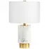 Casper Table Lamp in White by Cyan Design
