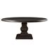 Dining Table 72in Round Vintage Brown by Home Trends & Design