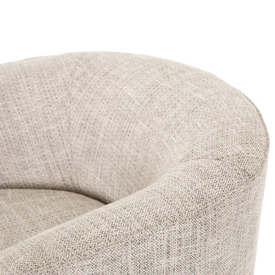 Mila Swivel Chair In Brazos Dove by FOUR HANDS