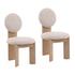 Como Dining Chair Set of 2 by Curated Collections
