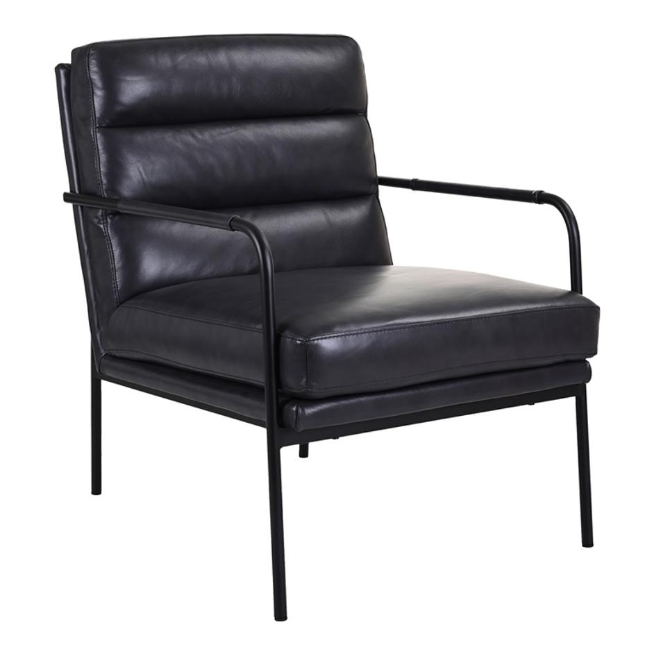 VERLAINE CHAIR RAVEN BLACK by Moes Home