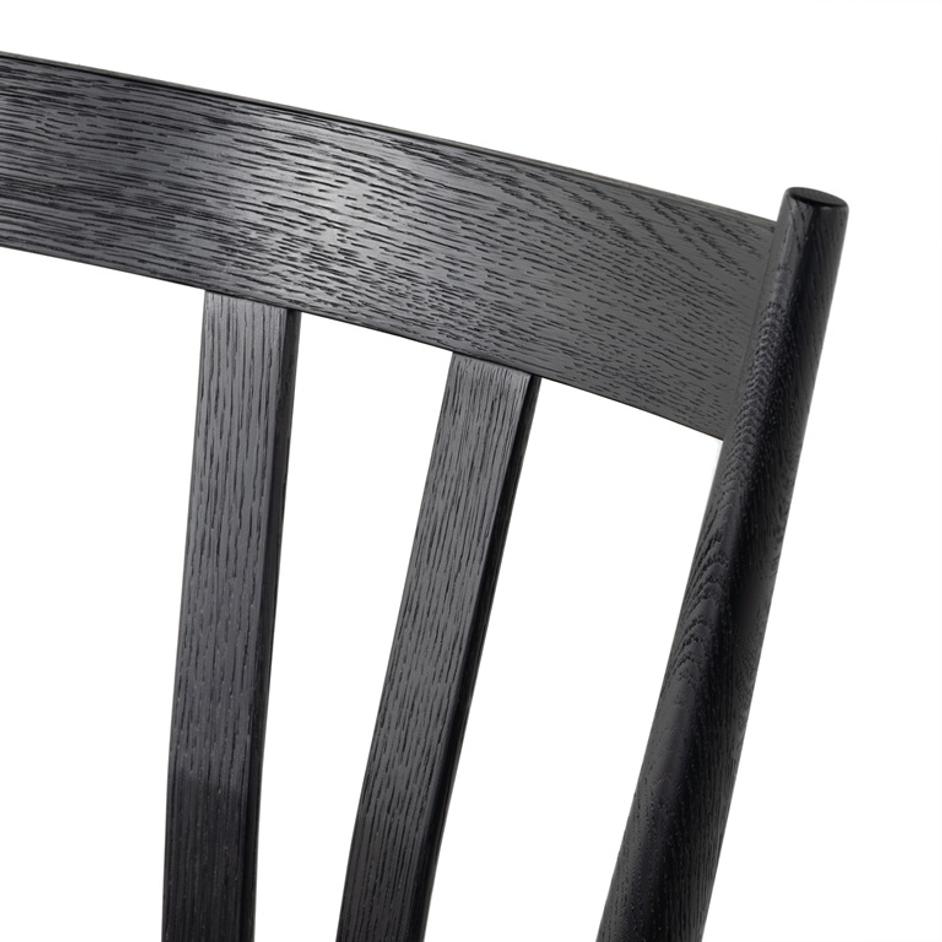Gregory Dining Chair In Black Oak by FOUR HANDS