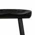Barrett Stool In Matte Black Parawd In Counter by FOUR HANDS