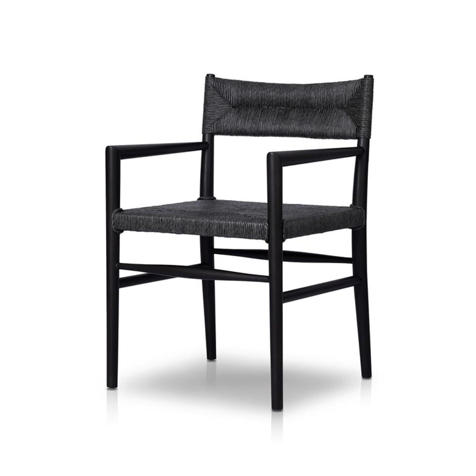 Lomas Outdoor Dining Armchair - Vintage Coal by Four Hands