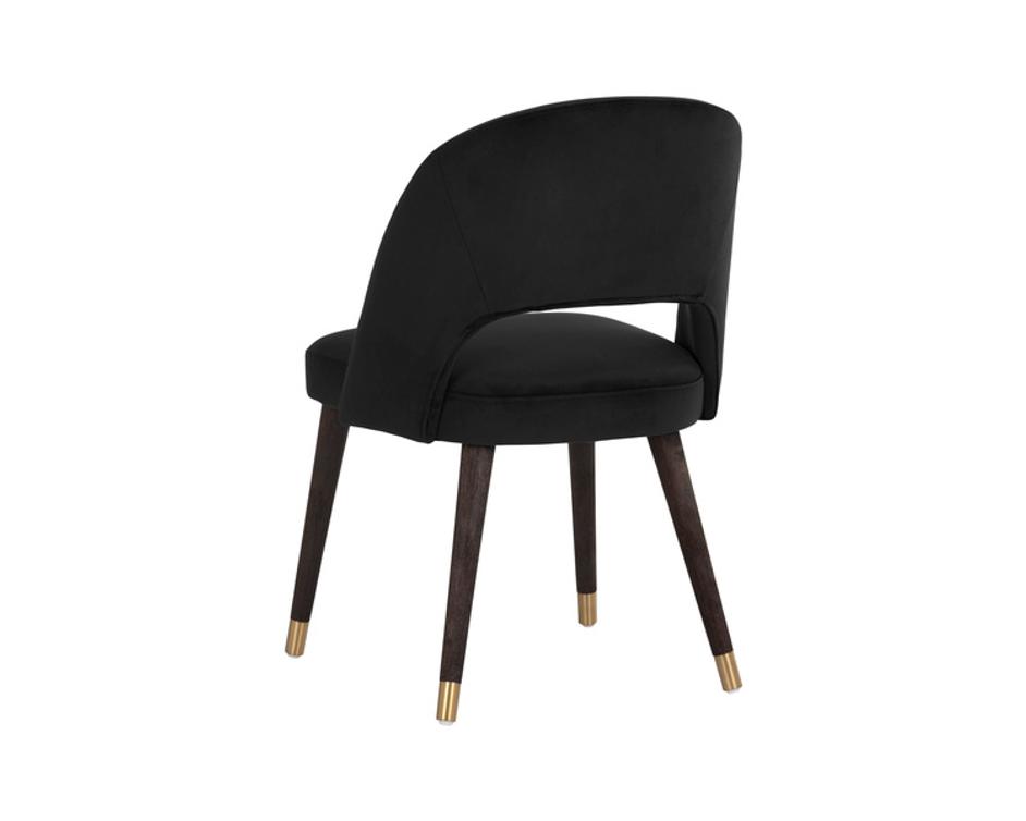 MONAE DINING CHAIR - ABBINGTON BLACK by Sunpan