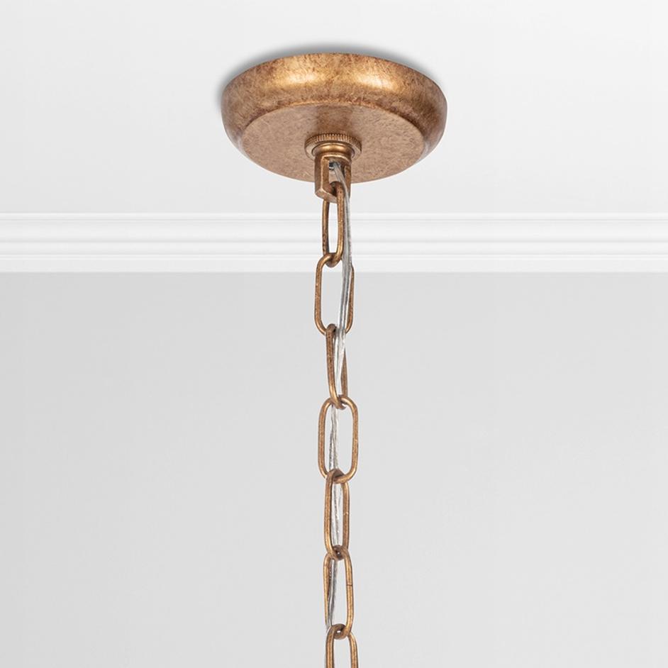 Sarmiento Pendant Natural/Gold by Classic Home