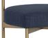 Seneca Counter Stool - Antique Brass - Arena Navy by Sunpan