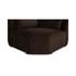 Amelia Corner Chair Espresso by Moes Home