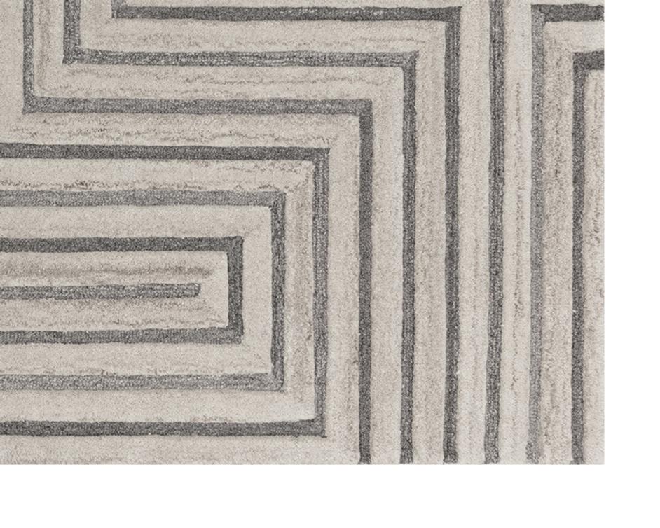 OSLOW HAND-TUFTED RUG - BEIGE / GREY - 10' X 14' by Sunpan
