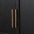 Tolle Panel Door Cabinet In Drifted Mat Blk by FOUR HANDS
